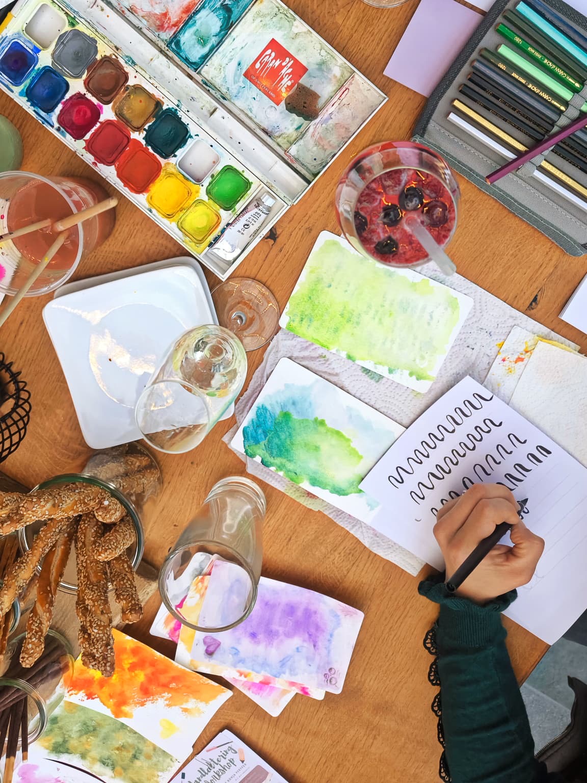 Kreativworkshop - Mach aus Schrift Kunst