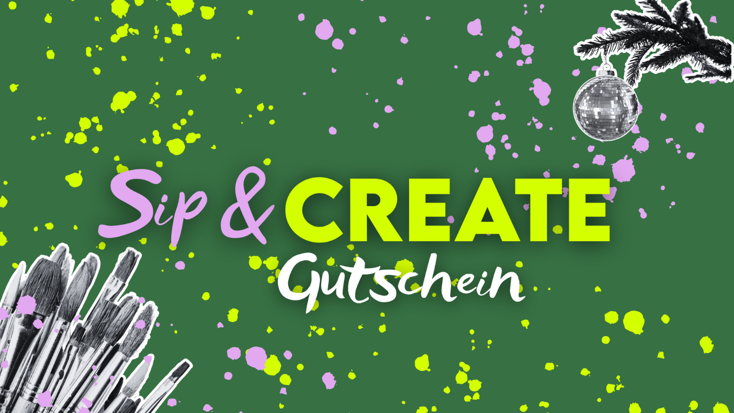 Sip & Create - Gutschein